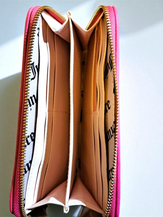 Juicy Couture Pink Quilted Backpack & Zip Around Wallet Bundle Set NWT main image 6